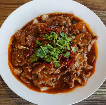 Beef Boiled w.Special Hot Chill Mala Sauce